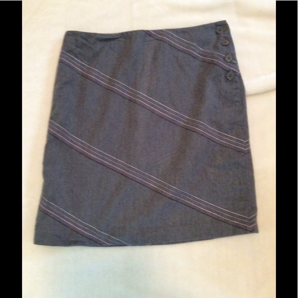 Anne Taylor Loft gray skirt